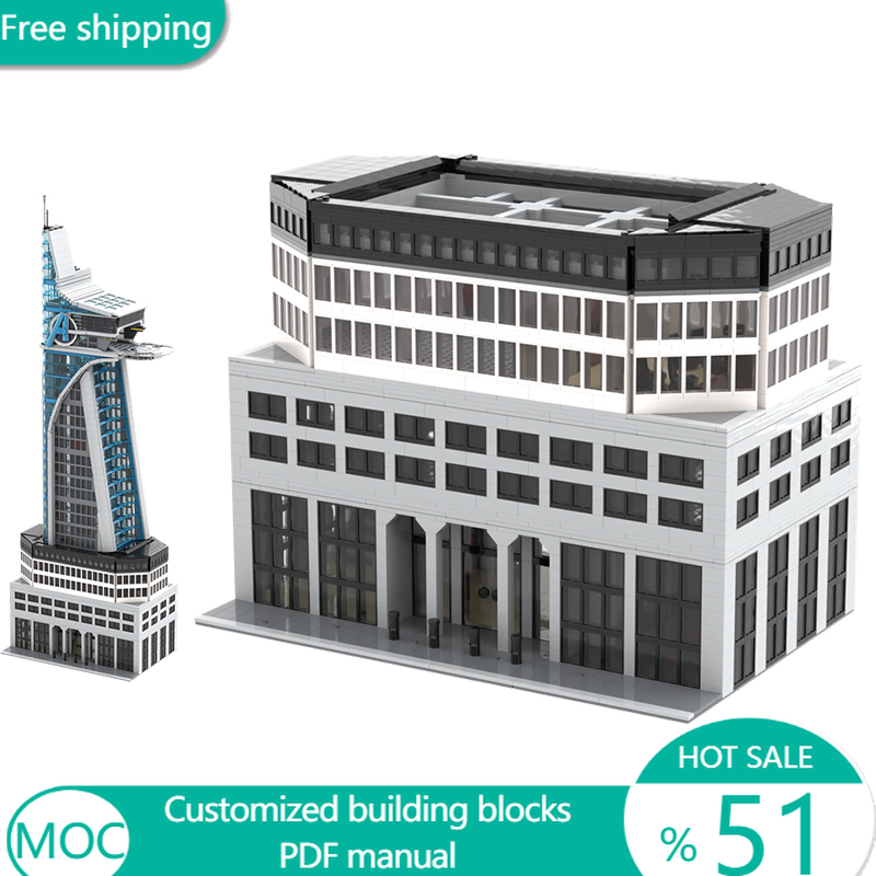 Kids Education Film - Berühmte Film-Basis MOC Grand Central Station