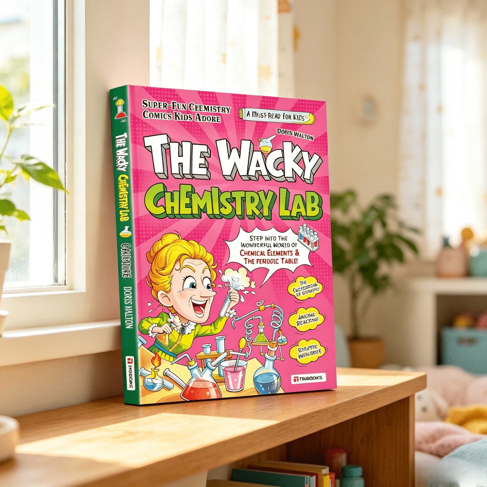 Kids Education Books - „The Wacky Chemistry Lab English Kids