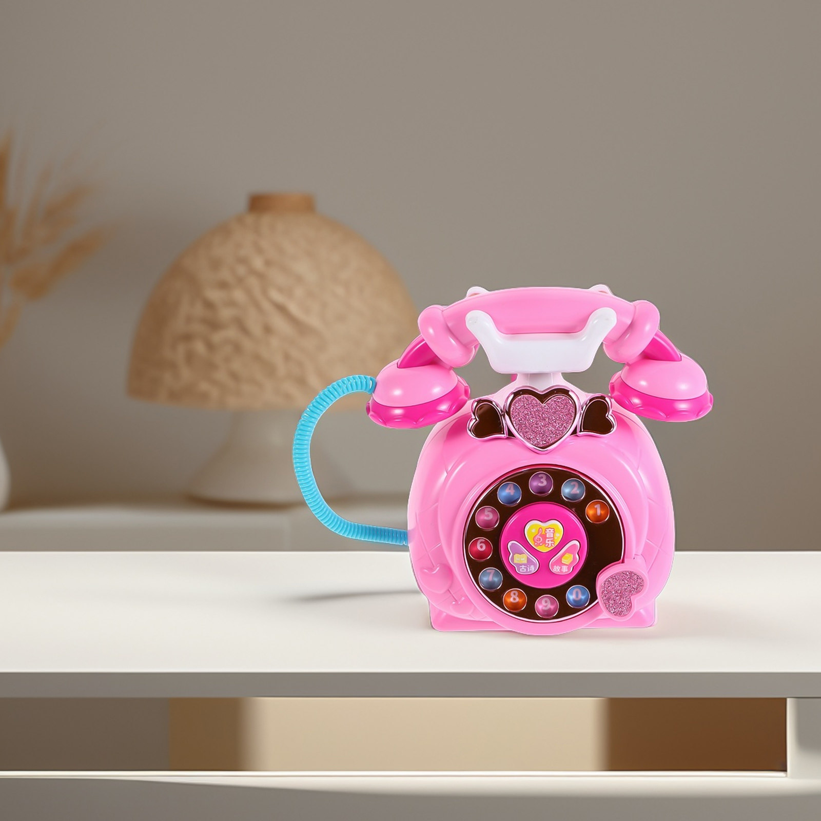 Kids Education Music - Lernspielzeug-Telefon für Kinder mit Musik und