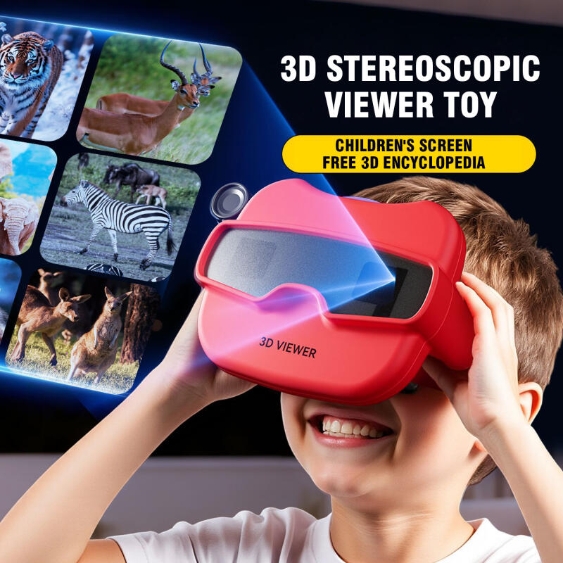 Kids Education Film - 3D Stereoskopischer Filmbetrachter mit 6 Rollen