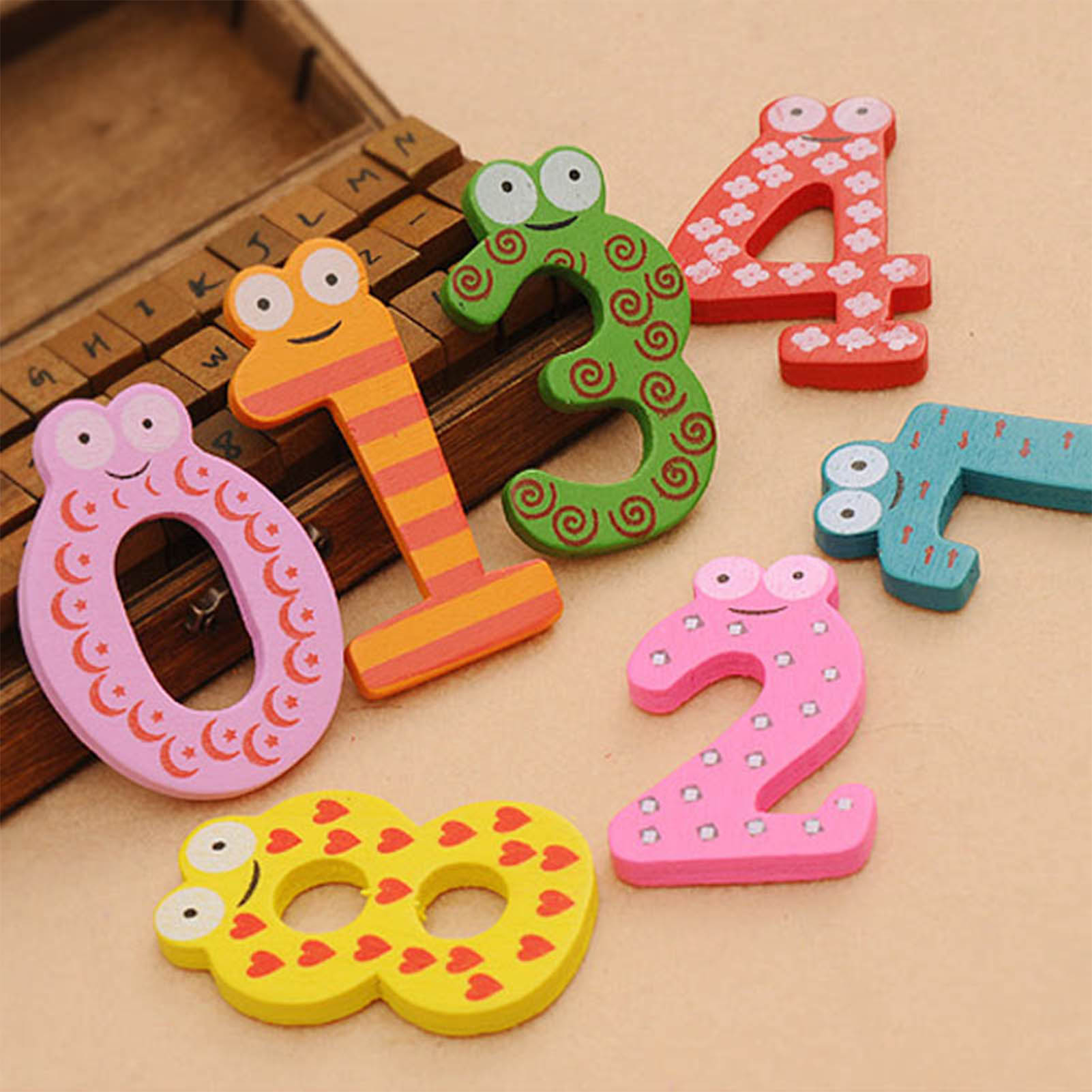 Magnetic Letter Board - Magnetische Buchstaben, Zahlen, Alphabet, ABC 123,
