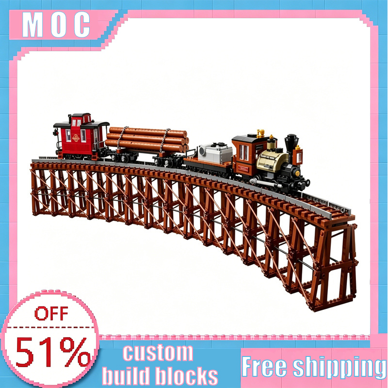 Kids Education Login - NEU 2731 Teile Holztransport-Eisenbahn Dampflok-Modell Benutzerdefinierte