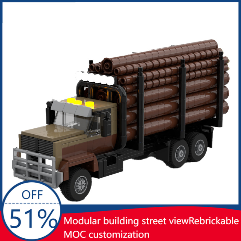 Kids Education Login - 802-teiliger Bausatz Chevrolet Kodiak C70 Holztransporter