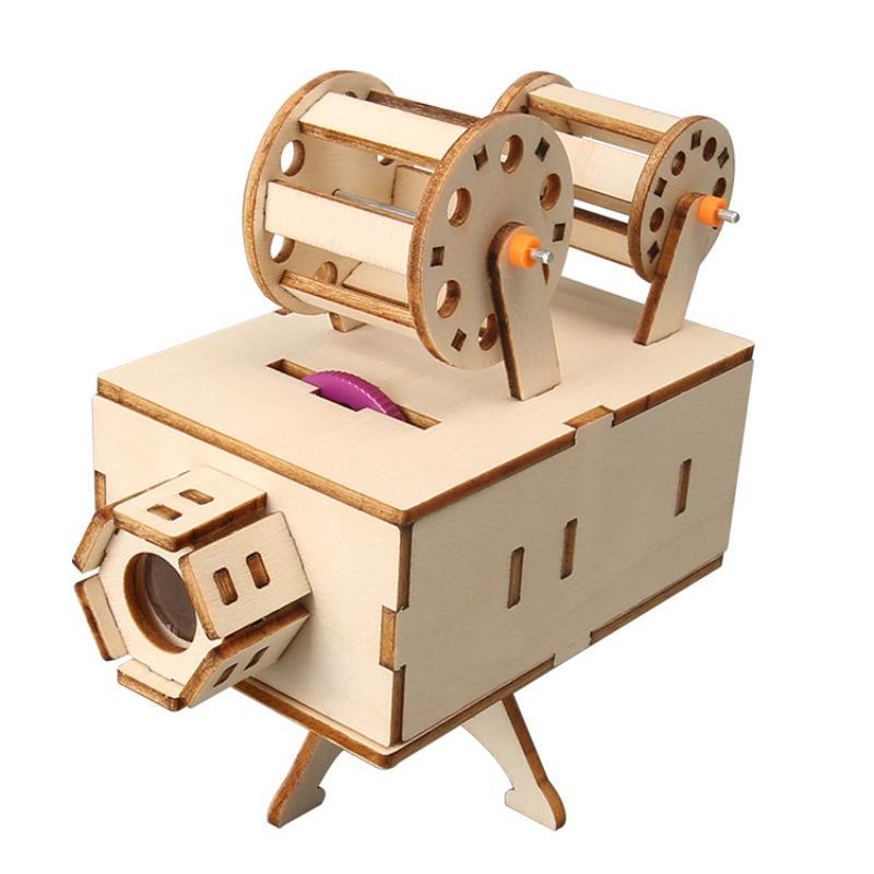 1 Set Holzfilmprojektor DIY Wi – Kids Education Film Bewertung und Preis