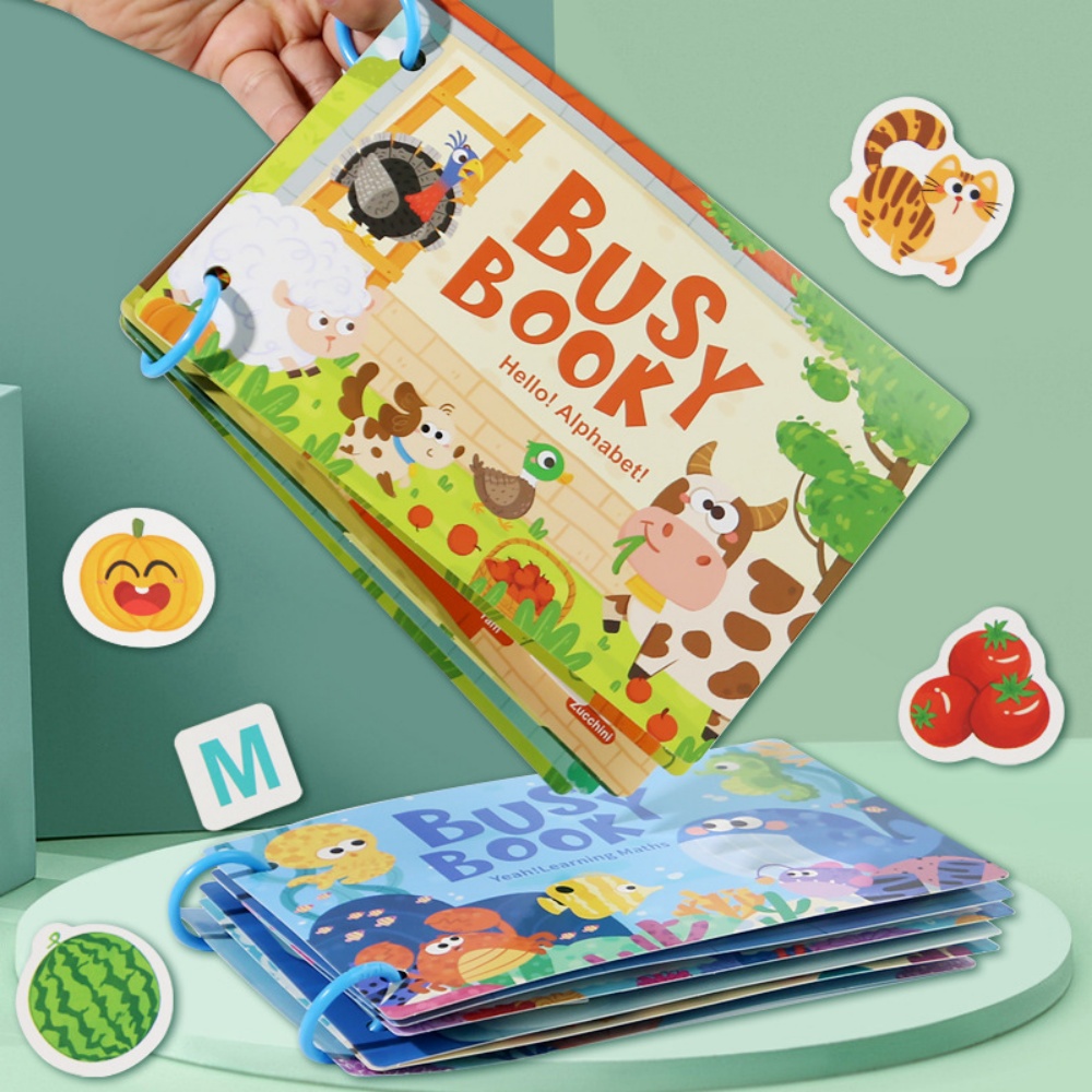 Beschäftigt Buch Aufkleber Ruh – Kids Educational Games Learn English Bewertung und Preis