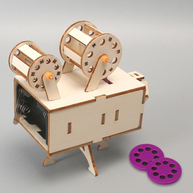 1 Set Holz-DIY-Filmprojektor S – Kids Education Film Bewertung und Preis