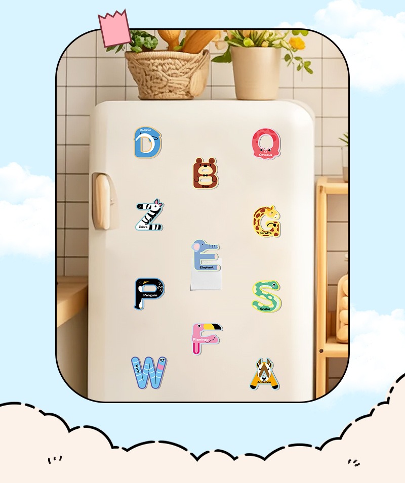 52 Stück magnetische Kühlschra – Abc Kids Early Education Bewertung und Preis