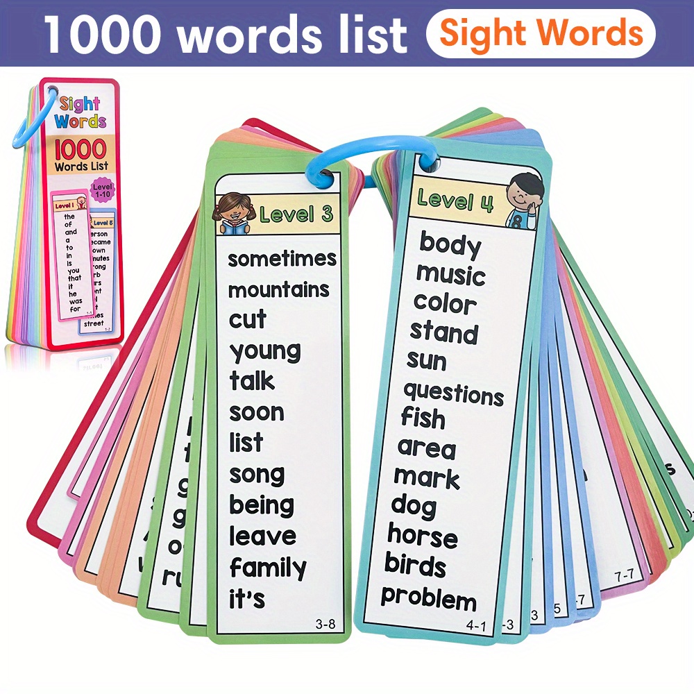 1000 Sichtwörter-Lernkarten fü – Kids Educational Games Learn English Bewertung und Preis