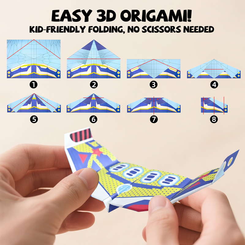 36 Blatt Papierflugzeug-Origam – Free Educational Games For Kids Bewertung und Preis