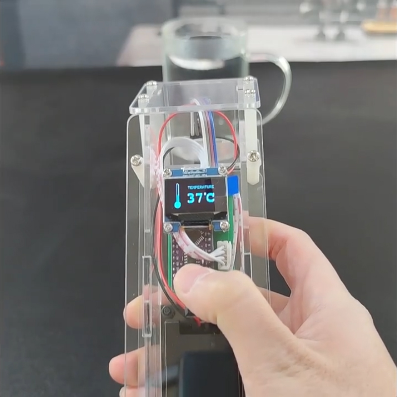 Acryl-Stirnthermometer mit OLE – Coding Robot Toy Bewertung und Preis