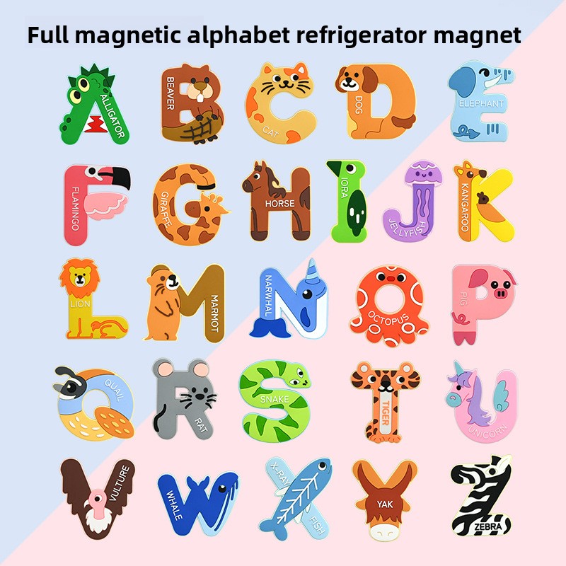 Niedliche Tier-Alphabet-Kühlsc – Abc Kids Early Education Bewertung und Preis