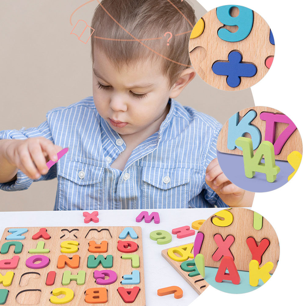 2 Sets Holzpuzzles mit Zahlen  – Abc Kids Early Education Bewertung und Preis