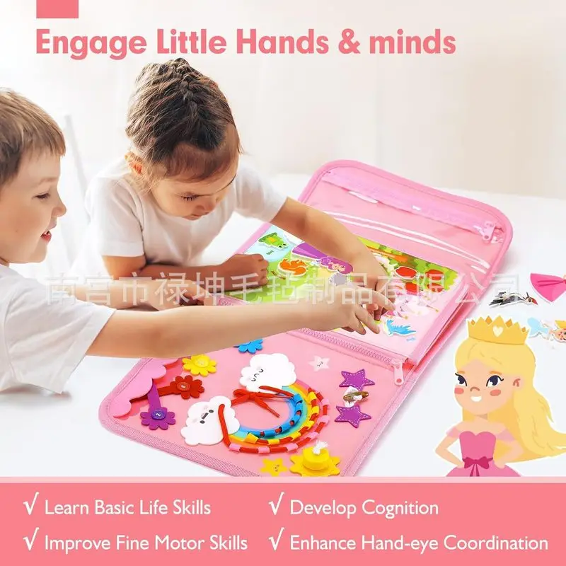 Prinzessin Montessori Filz-Bus – Kids Education Books Bewertung und Preis