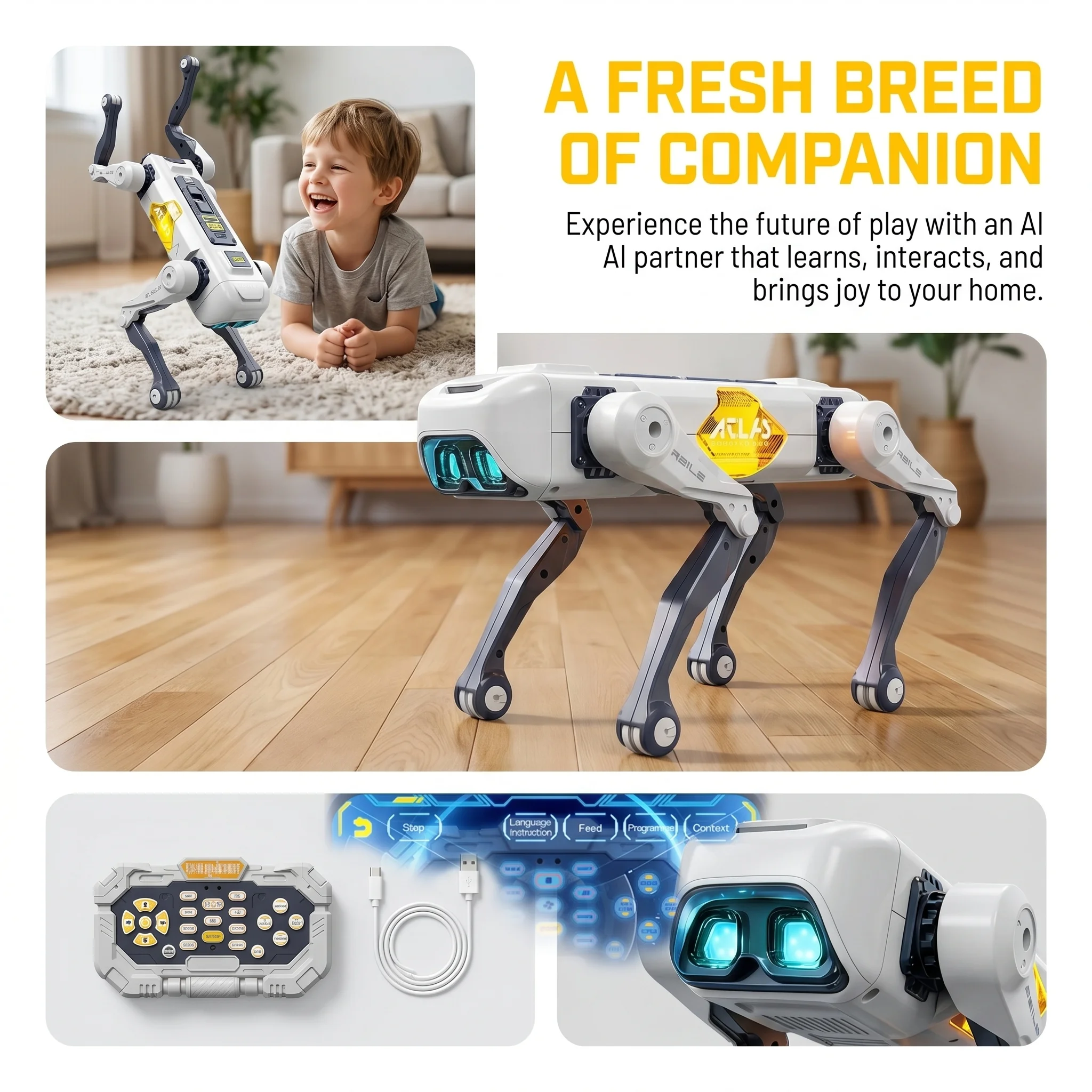 KI-Smart-Roboterhund, Sprach-  – Free Educational Games For Kids Bewertung und Preis