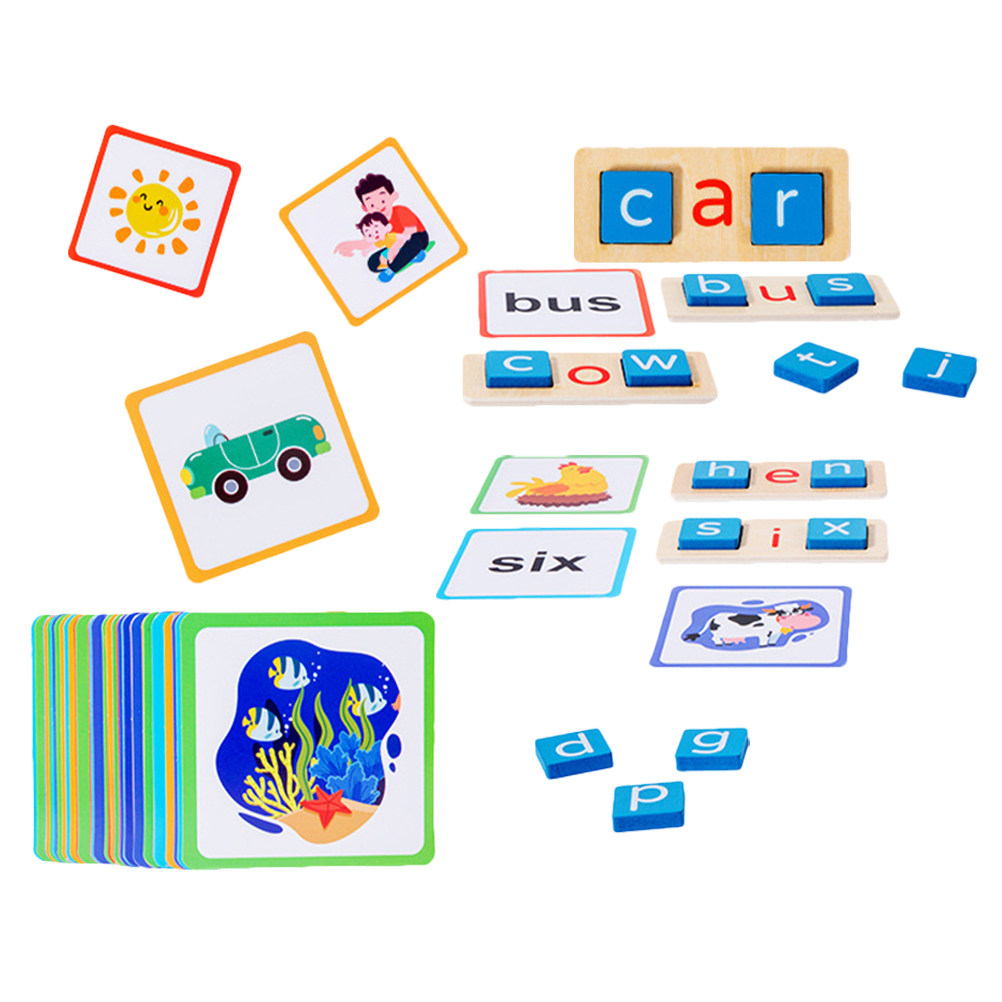 1 Set Alphabet-Rechtschreibspi – Kids Educational Games Learn English Bewertung und Preis
