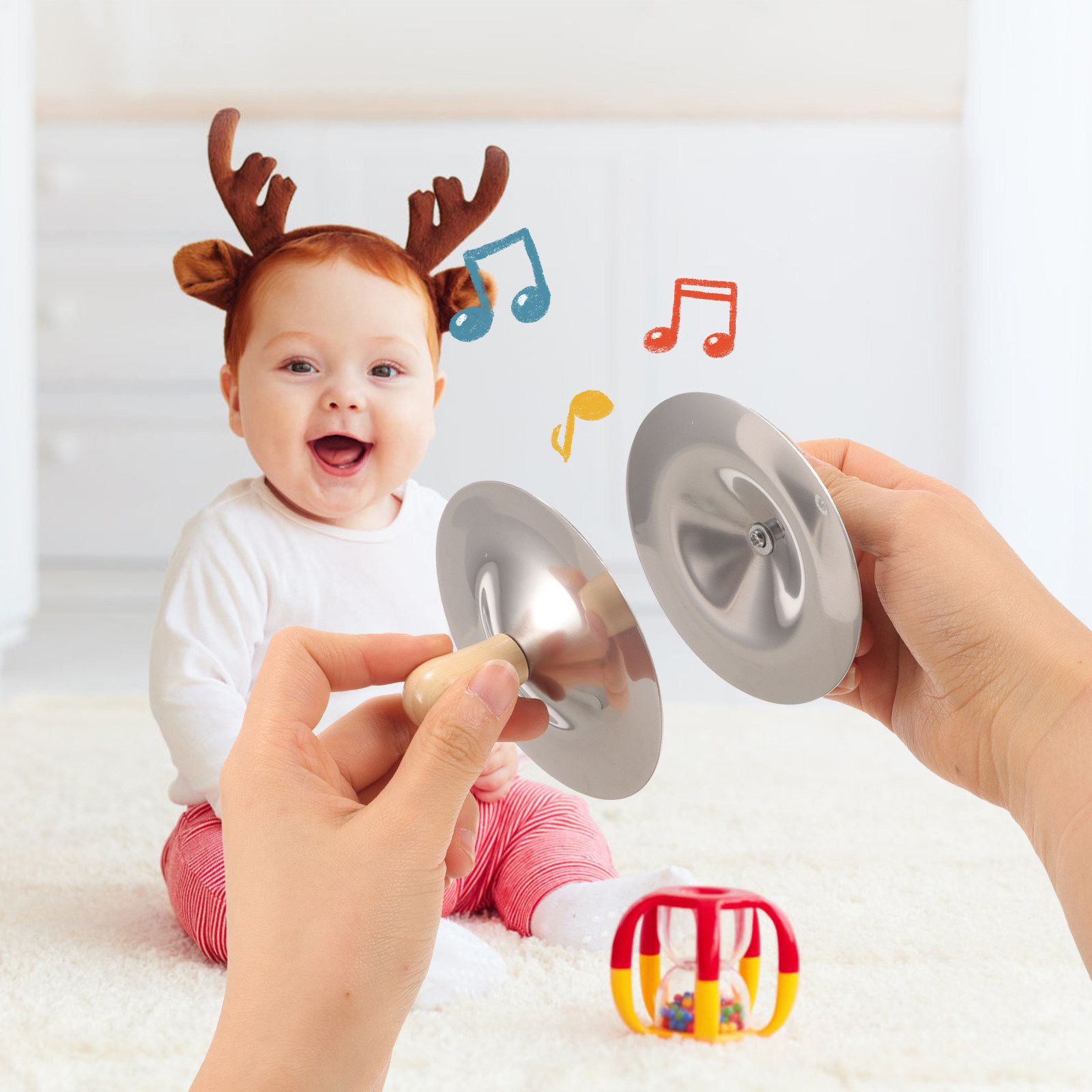 2 Stück kleine Fingerzimbeln f – Kids Education Music Bewertung und Preis