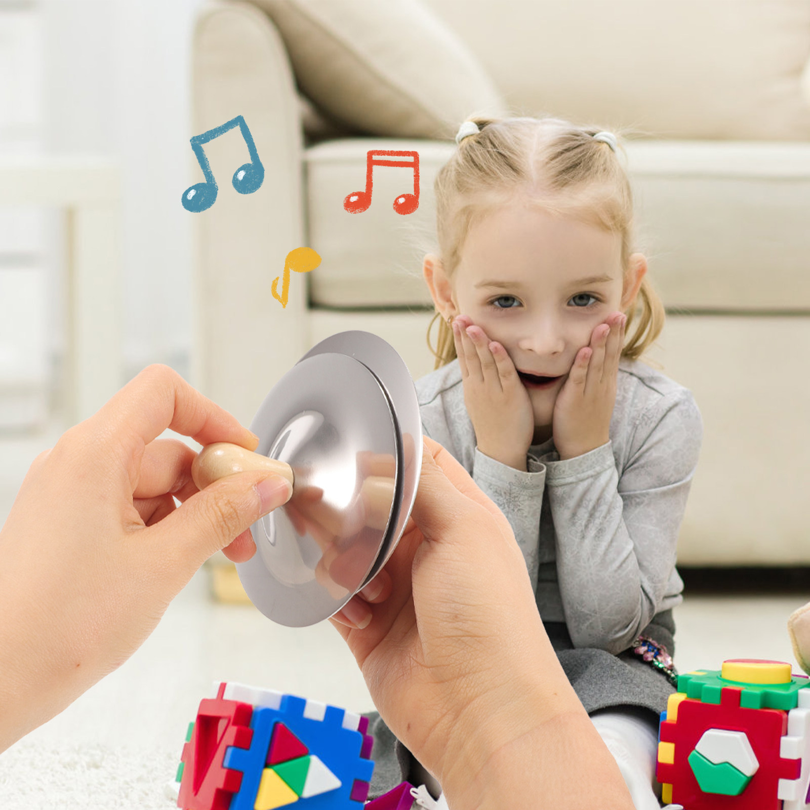 2 Stück kleine Fingerzimbeln f – Kids Education Music Bewertung und Preis
